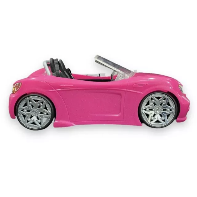 Barbie Ken Doll Glam Convertible Sports Car DVX59 Glitter Pink Finish