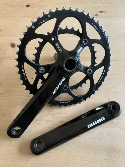 SRAM GXP Powerglide Compact 50/34 170mm 10 Speed Crankset (works with 11 Speed)