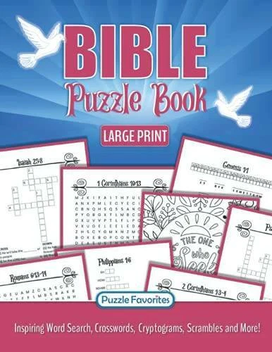 BIBLE PUZZLE BOOK Large Print Inspiring Bible Verse Word Search Cr bible-puzzle-book-large-print-inspiring-bible-verse-word-search-cr