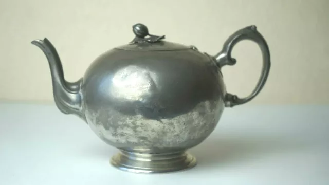 Antique Teapot By Philip Ashberry&Sons Silver Plated Decorated Victorian Stylish