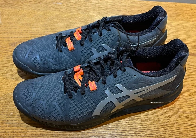 RARE SAMPLE MEN ASICS Gel Resolution 8 L.E. Future Tokyo Tennis sz 9 ...