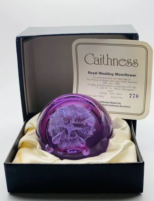 Caithness The Marriage of the Prince of Wales and Lady Diana Spencer Boxed Cert
