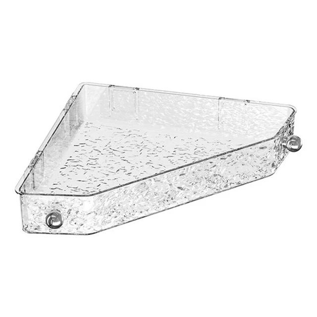 Scaffale Angolare Triangolare A 3 Ripiani – Bianco – Piccolo 46 Cm – Per Bagno, Cucina, Ufficio - 3