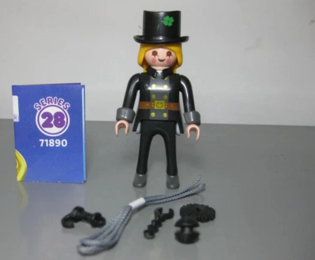 Figurine PLAYMOBIL Série 28 - Majorette Saxophoniste - N°9 - Neuf Sous Blister