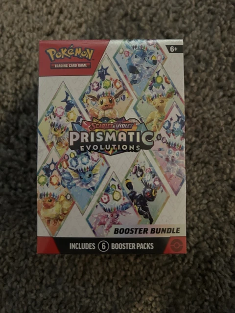POKEMON PRISMATIC EVOLUTIONS Booster Bundle New Factory Sealed Eevee POKEMON PRISMATIC EVOLUTIONS Booster Bundle New Factory Sealed Eevee