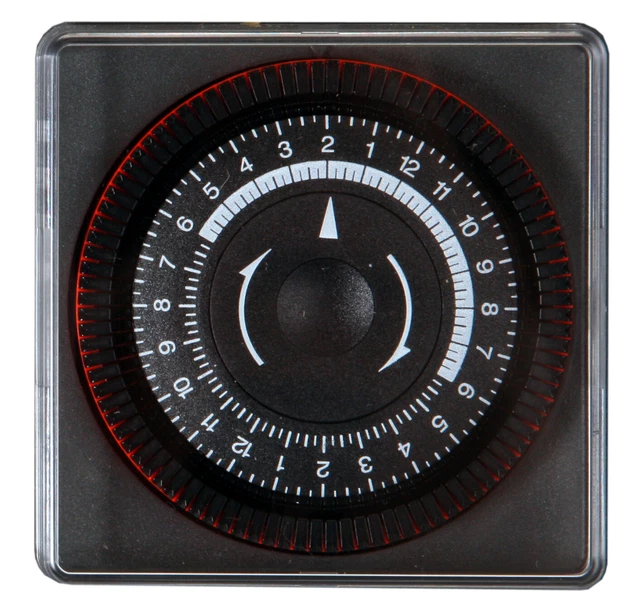 Reloj de 24 horas Amerec I24/1 con segmentos de encendido/apagado de 30 minutos 230V/50Hz