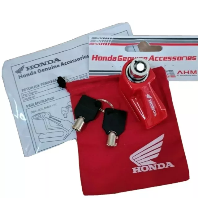 Honda Universal Motorcycle Disc Brake Lock Anti-Theft Security Wheel Disc Lock