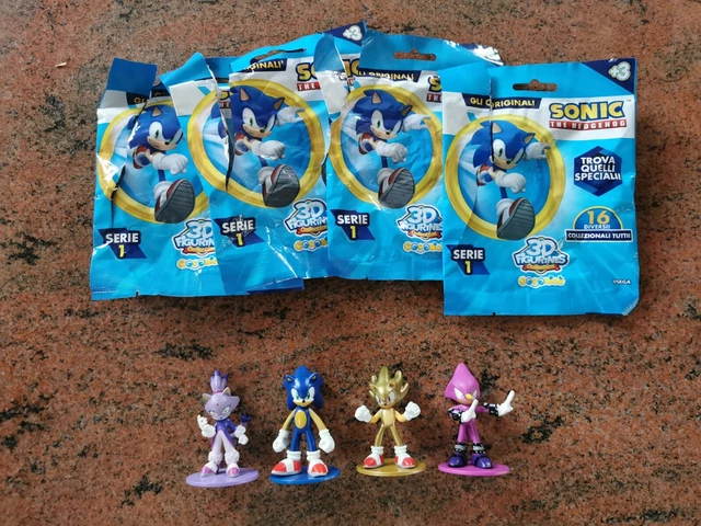 Set Personaggi Sonic The Hedgehog: Sonic E Tails Articolati Da 6 Cm Con Accessori - 3