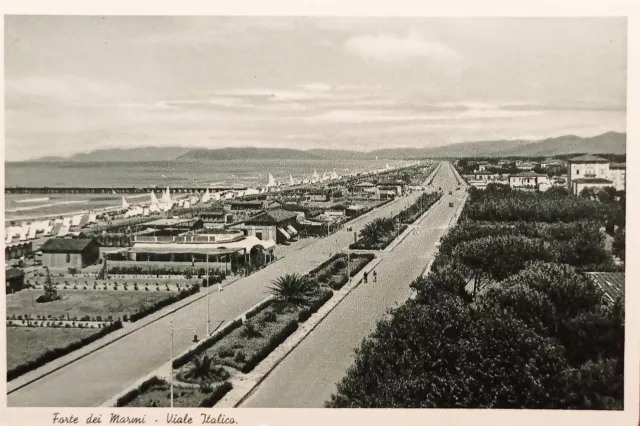 Cartolina - Forte dei Marmi - Viale Italico - 1935 ca.