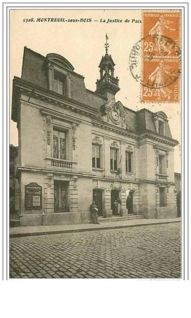 93.Montreuil Sous Bois.la Justice De Paix