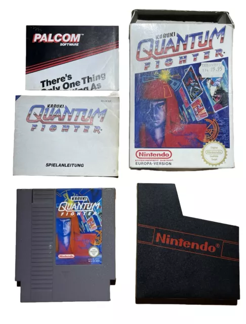 Kabuki Quantum Fighter NES SEHR GUTER ZUSTAND getestet CiB vollständig PAL Japan