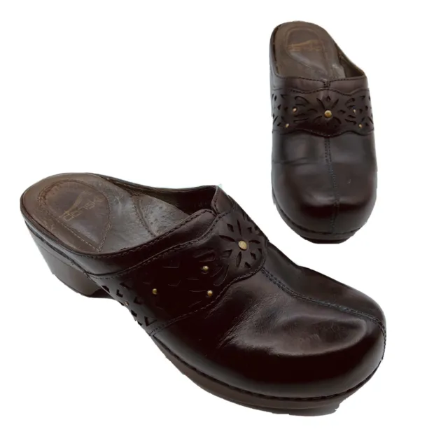 Dansko Shyanne Women Brown Mule Shoe Size 7.5M Pre Owned
