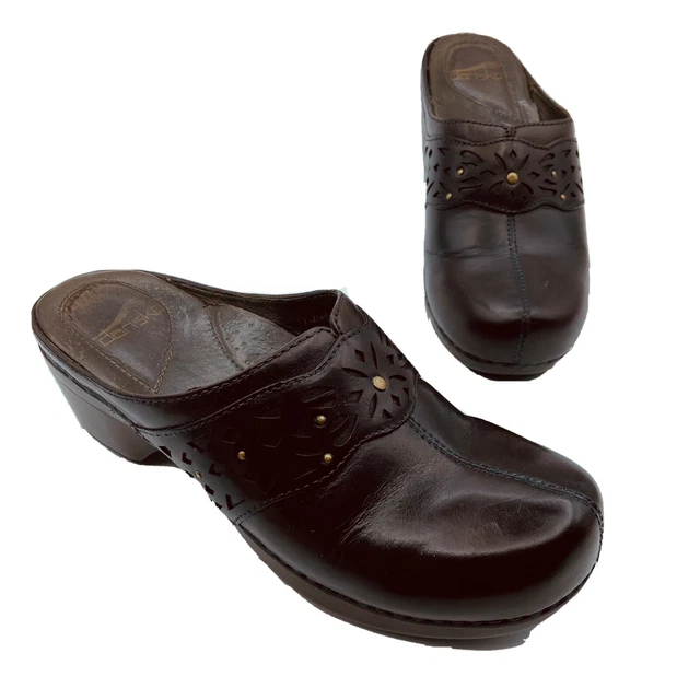 Dansko Shyanne Women Brown Mule Shoe Size 7.5M Pre Owned