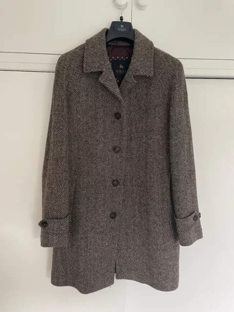MAGEE ERNE TAILORED Fit Raglan Coat Donegal Tweed 400.00 PicClick UK