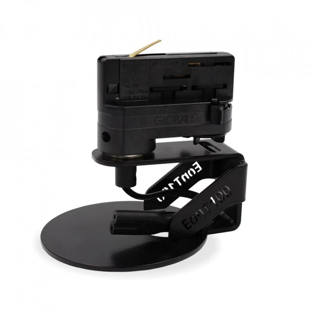 Supporto Adattatore Tondo Per Faretti LED A Soffitto - Track Trifase 230V, Bianco Grigio Nero - Foto 6