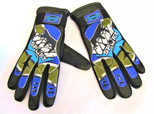 Wulfsport purple blue motocross Adult gloves size 2XL motorbike mx kart MTB