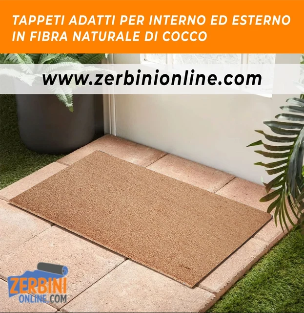 Kitcch Zerbino Esterno Interno | Tappeto Ingresso Asciugapassi | Facile