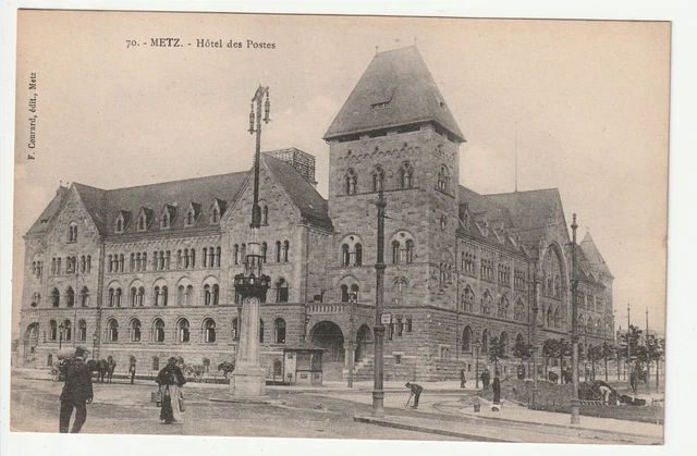 METZ  - Moselle - CPA 57 - Hotel des Postes