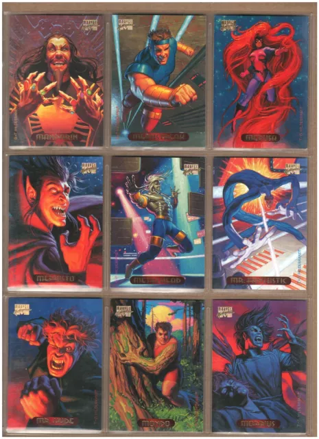 1994 Marvel Masterpieces Singles- #71-140 Pick Your Card Complete Your Set