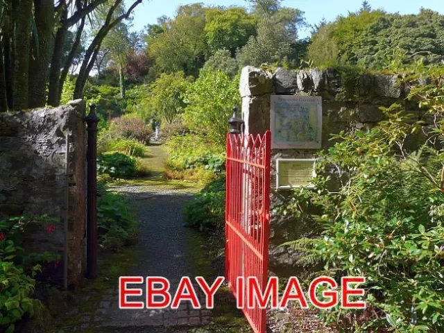 Photo  Gate To The Walled Garden At Achamore Maps Are Provided At Various Points