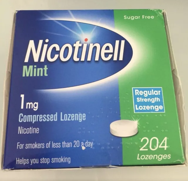 Nicotinell NEUWERTIG 1 mg komprimierte Lutschtabletten x 204 Lutschtabletten