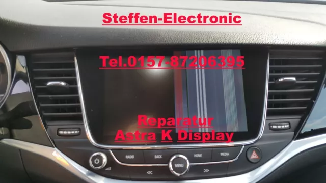 OPEL 39042448 DISPLAY   REPARATUR   ASTRA K MK 7 Intellilink 900 NAVI