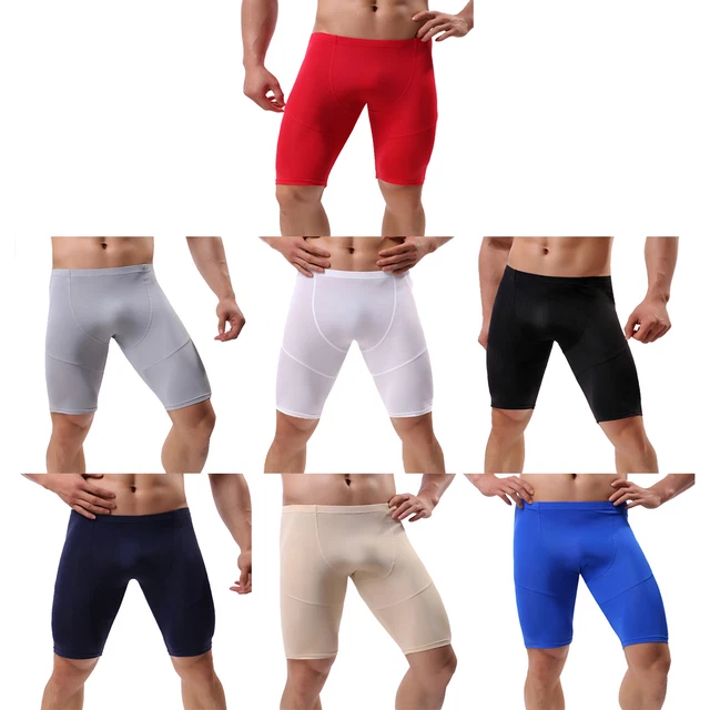 Short de Compression Sport Homme Pantalon Court Elastique Cuissard de Running