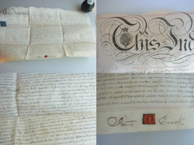 PERGAMENT-Urkunde (English parchment) NORWICH 1826 / BRACONDALE Hill, John Crook