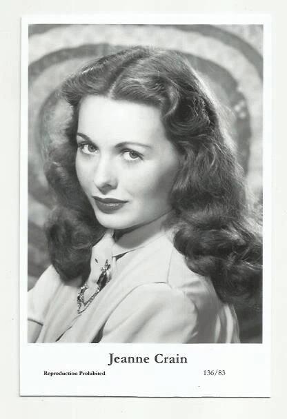 (Bx16) Jeanne Crain Swiftsure Photo Postcard (136/83) Filmstar Pin Up Glamor