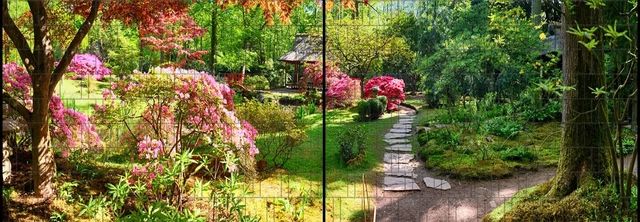 Natur - Panorama XL bedruckte Sichtschutzstreifen für Zaun