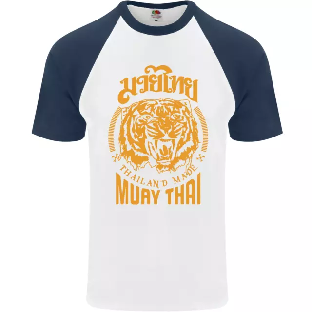 Maglietta da baseball Muay Thai Fighter Warrior MMA arti marziali da uomo S/S 2