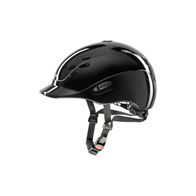 Kinder Reitkappe Reithelm Onyxx Uvex schwarz shiny glänzend XXXS-XS 49-54 cm