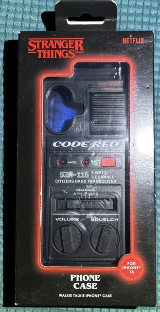STRANGER THINGS WALKIE Talkie Phone Case Apple iPhone 16 New FREE SHIPPING $25.00 - PicClick STRANGER THINGS WALKIE Talkie Phone Case Apple iPhone 16 New FREE SHIPPING $25.00 - PicClick