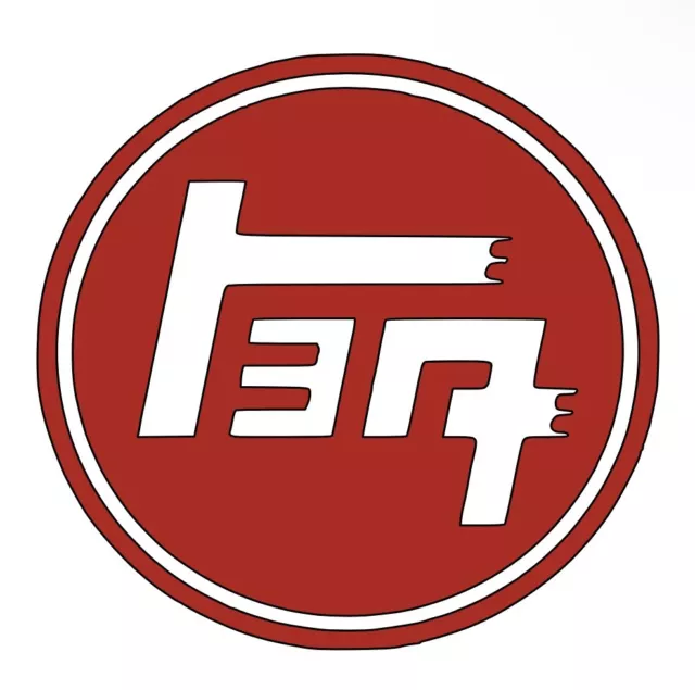 Toyota Japanese Logo 6”  Red Vinyl Decal Sticker Truck Window No Background JDM