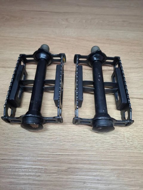 Pièces de vélo rétro vintage MKS SR 90 pédales L:92 mm L:60 mm H:25 mm