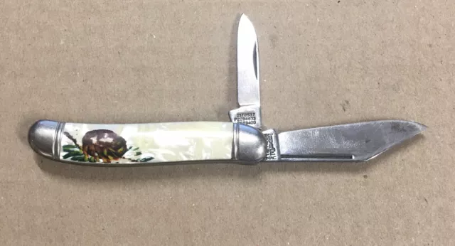 Vintage Imperial Prov, RI USA Hand Painted Pocket Knife