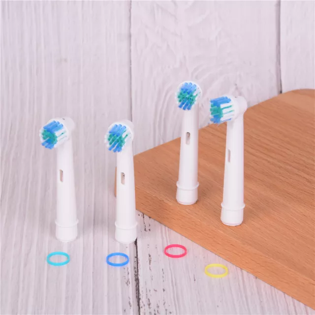 4pcs Electric Toothbrush Heads Replacement for Oral B SB-17A Soft Brush DSUK