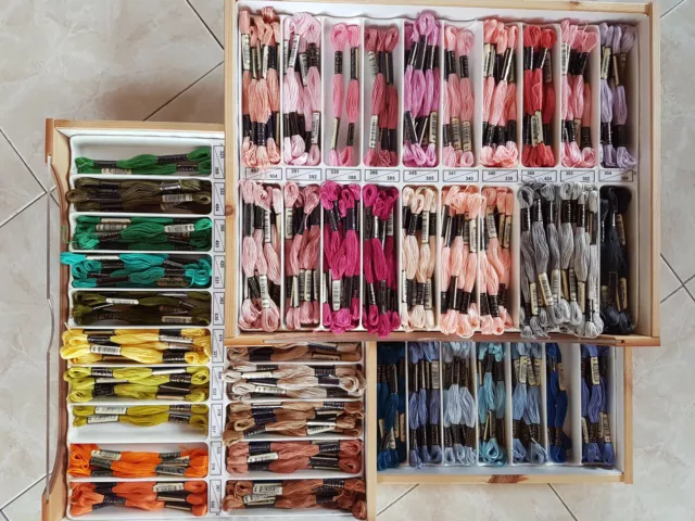 Filo Da Ricamo Anchor 100% Cotone | Verde | Per Punto Croce E Ricamo | Matassina 228 - Foto 10