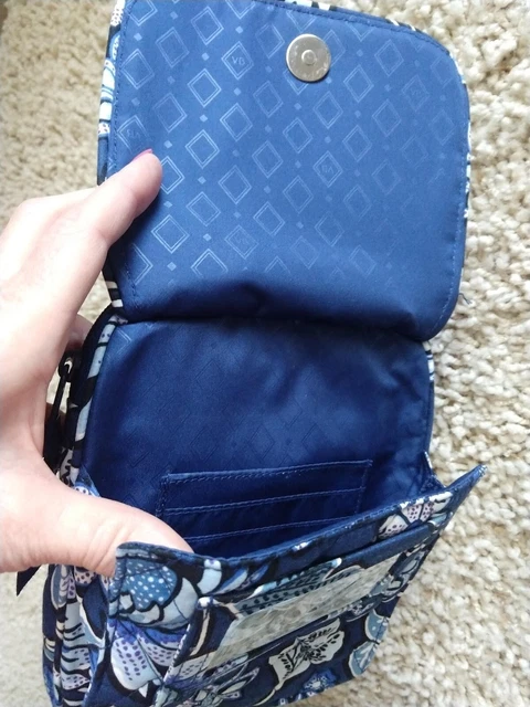 Vera Bradley Mini Hipster RFID Crossbody Wallet Organizer Tropics Tapestry NWOT 2