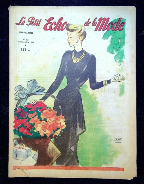 Le Petit Echo de la Mode année 1948, Ancien magazine Français N°52