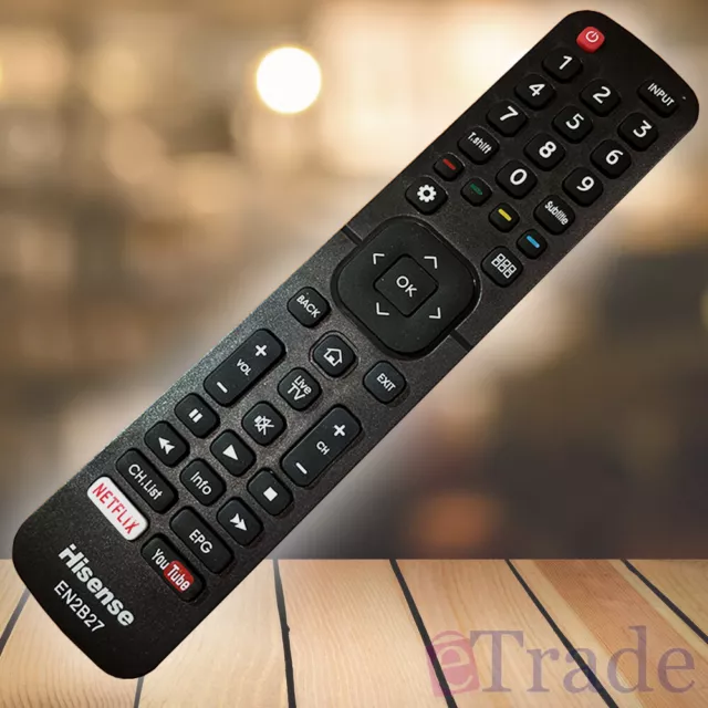 For HISENSE TV GENUINE Replacement Remote Control / Controller Smart TV EN2B27