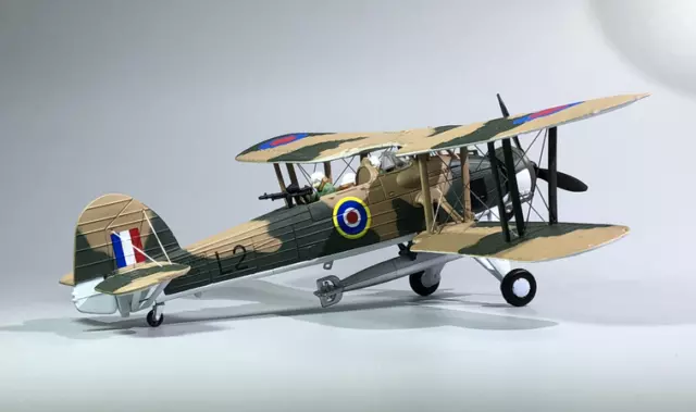 WLTK WWII UK Royal Navy Swordfish Torpedo Bomber 1/72 Diecast Model 3