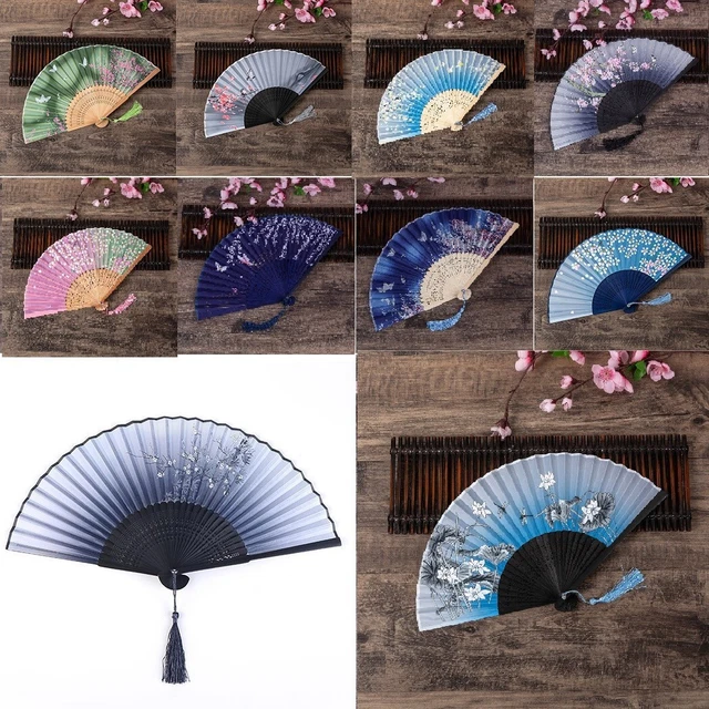 Compartimentos plegables borda estilo vintage disfraz antiguo bambú decoración elegante