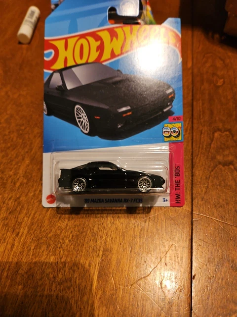 Hot Wheels 2023 HW: The 80's #51 '89 Mazda Savanna RX-7 FC3S Nera - 1/64 Diecast