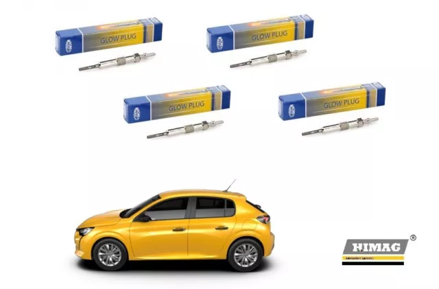 4 Stecker Magneti Marelli für Peugeot 208 1.4 HDI 50 Kw