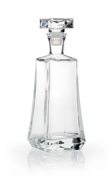 Carafe à Whisky Alpina - 800 Ml En Verre Classique Avec Bouchon Hermétique - Idéal Cognac Et Liqueurs