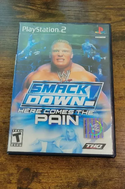 WWF WWE SmackDown Here Comes the Pain (Sony PlayStation 2, 2003) CIB Complete