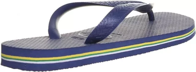 Havaianas Brasil Infradito Unisex Adulto Navy Blue Piscina Doccia Mare Estate