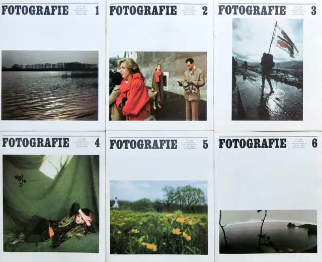 12 Zeitschriften Fotografie, Jahrgang 1988, DDR Zeitschrift, VEB Fotokinoverlag