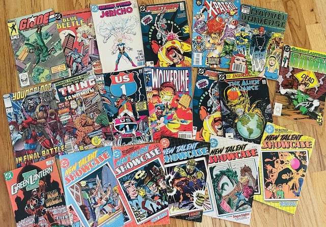 HUGE LOT Vintage Comic Books DC Marvel GI Joe Showcase Talent Wolverine TheThing